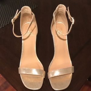 Material Girl Gold Heels